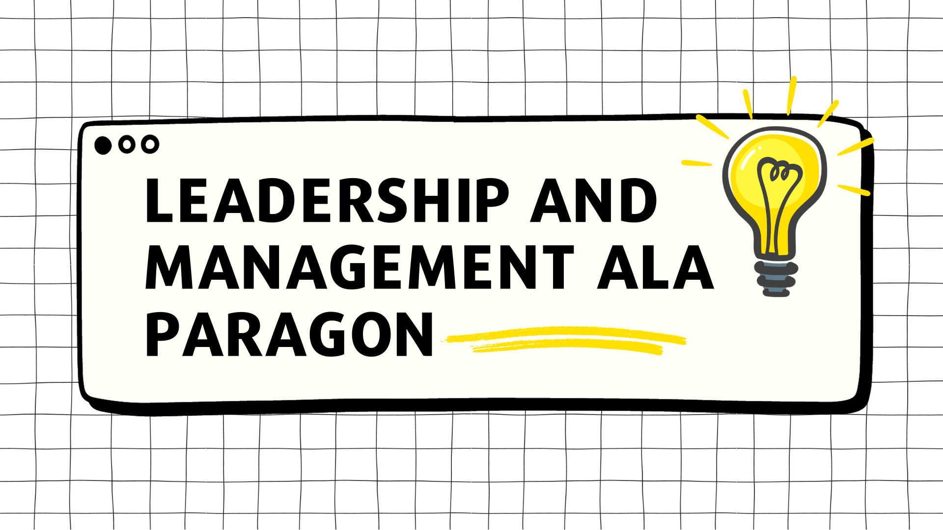 Course Image Leadership and Management ala Paragon