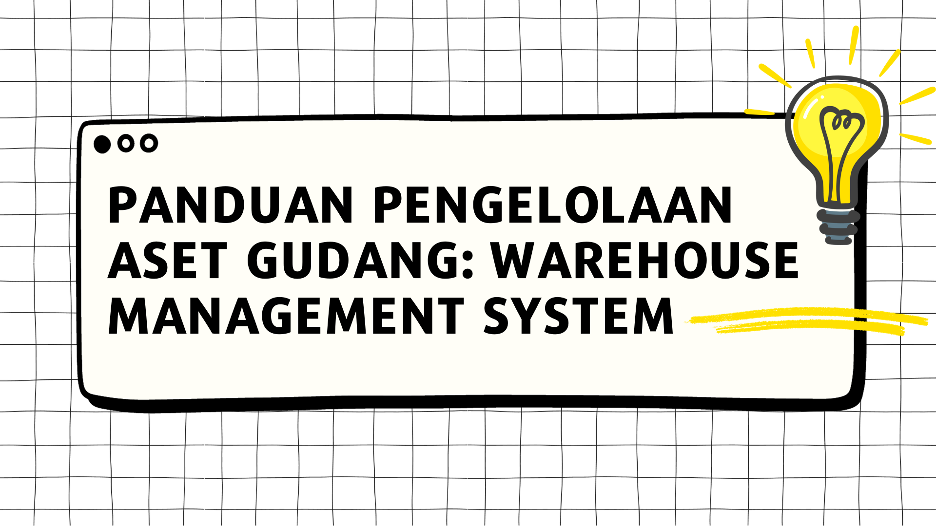 Course Image Panduan Pengelolaan Aset Gudang: Warehouse Management System