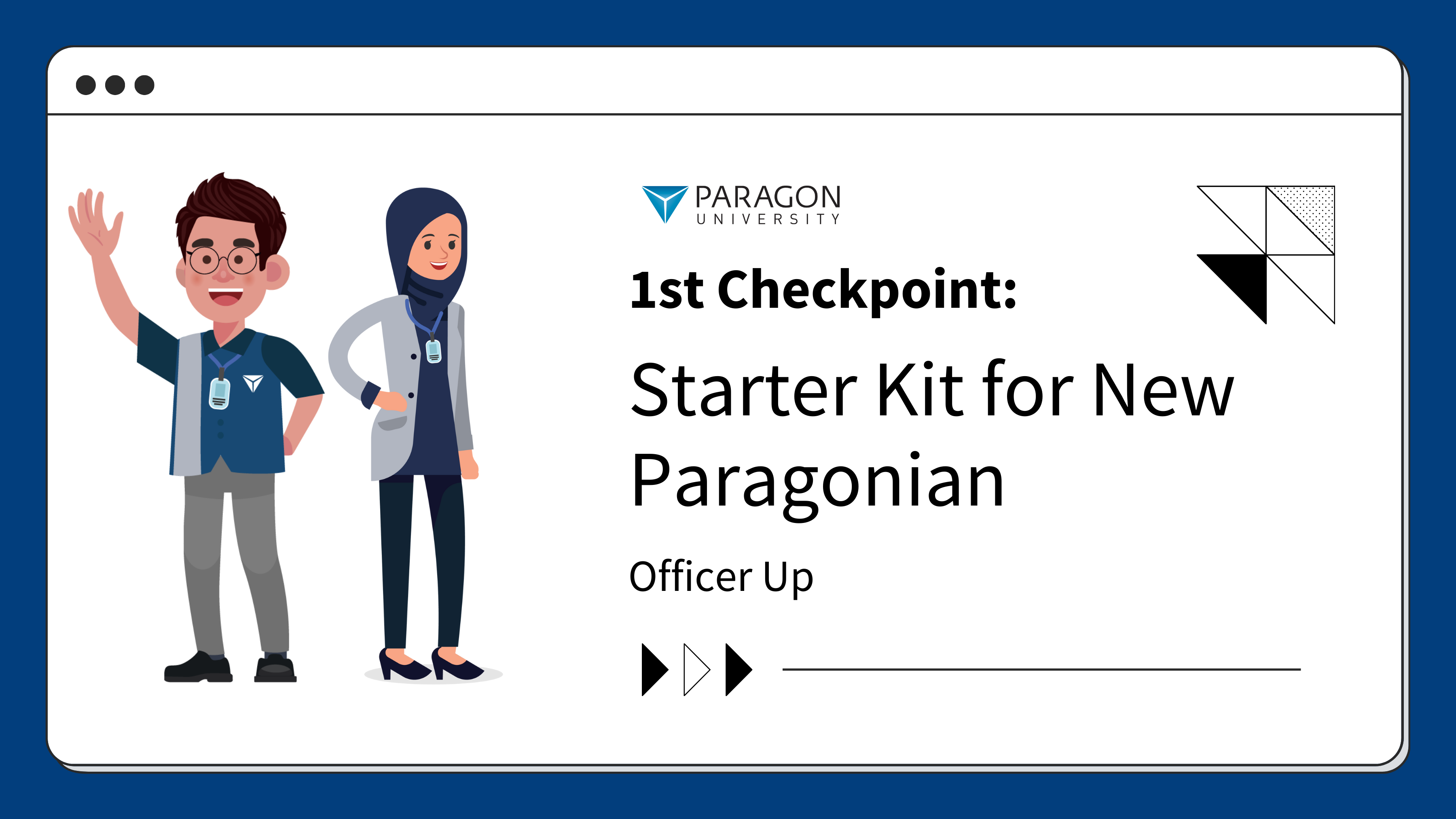 Course Image Starter Kit for New Paragonian - Officer Up