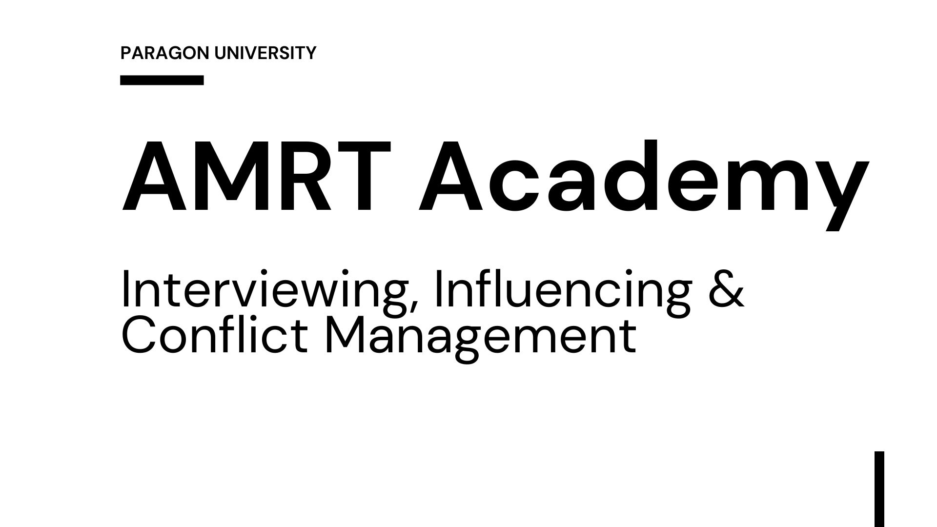 Course Image Interviewing, Influencing & Conflict Management