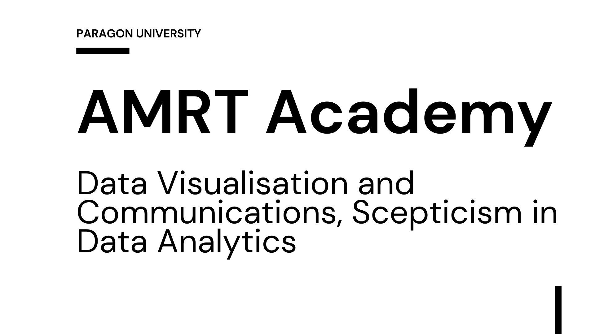 Course Image Data Visualisation and Communications, Scepticism in Data Analytics