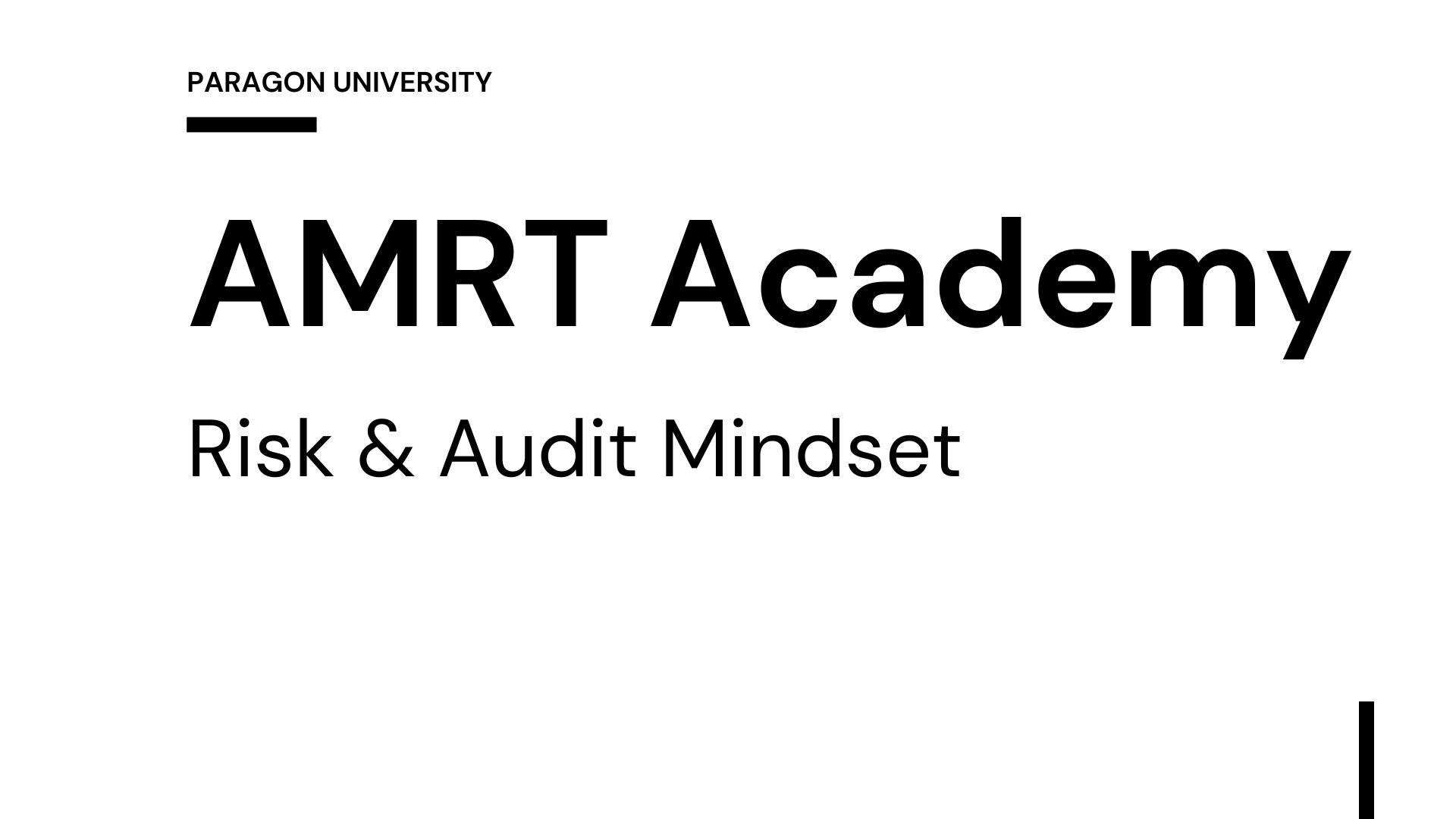 Course Image Risk & Audit Mindset