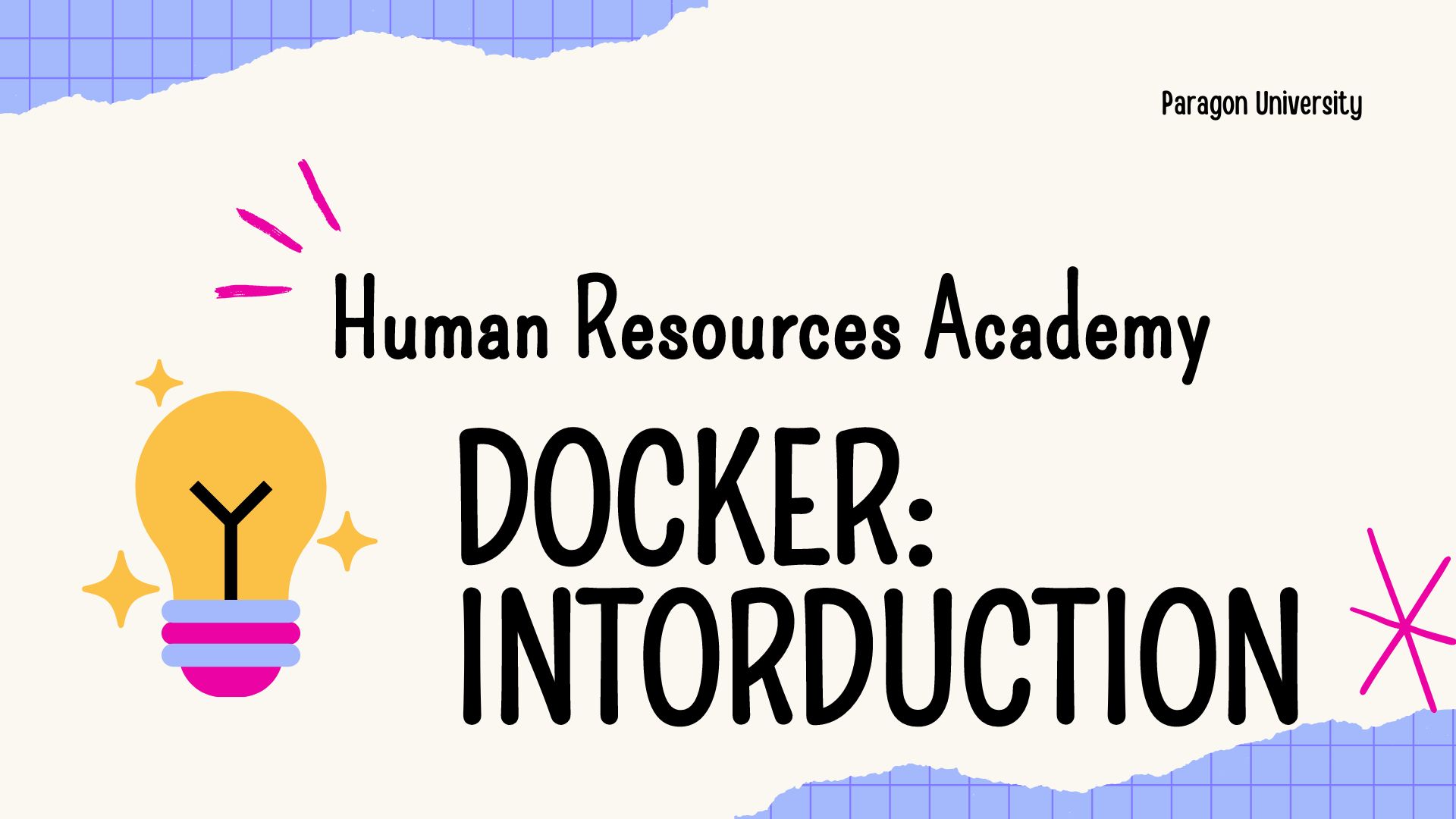 Course Image Docker: Intorduction