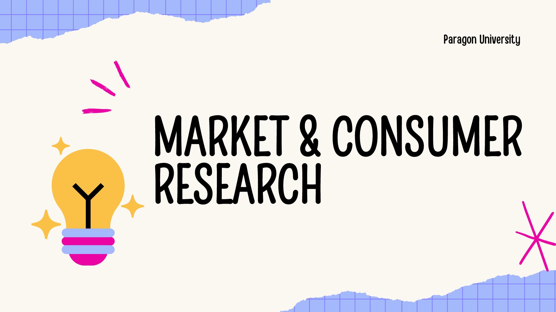 Course Image Market & Consumer Research
