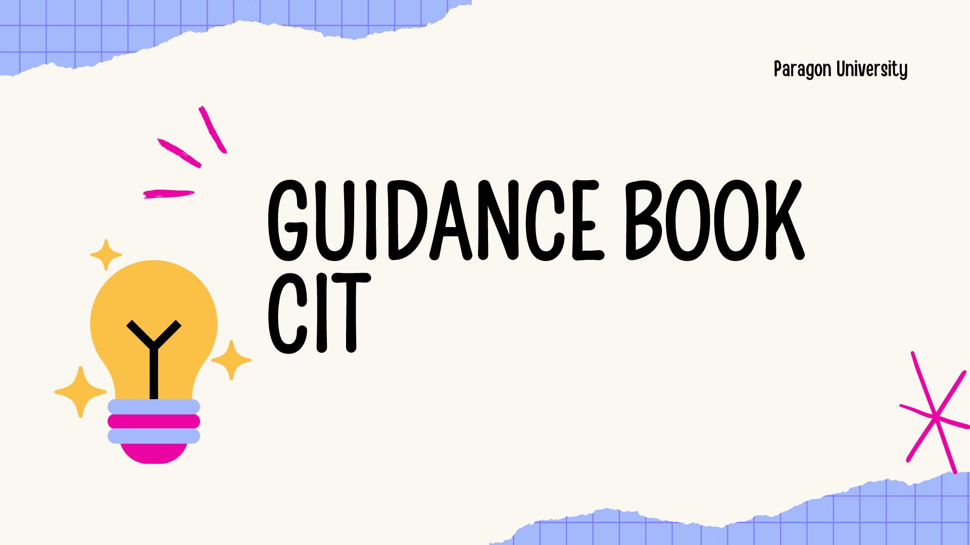 Course Image Guidance Book CIT