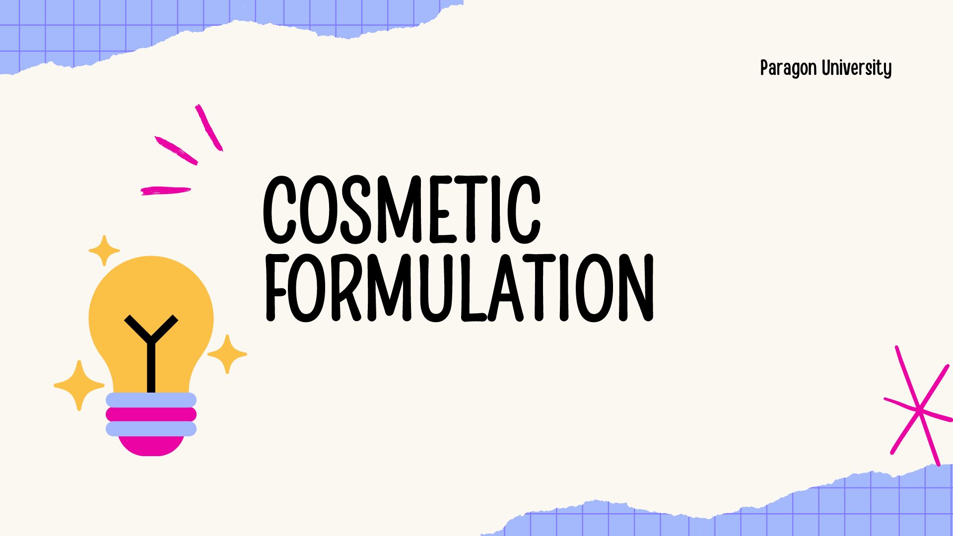 Course Image Cosmetic Formulation