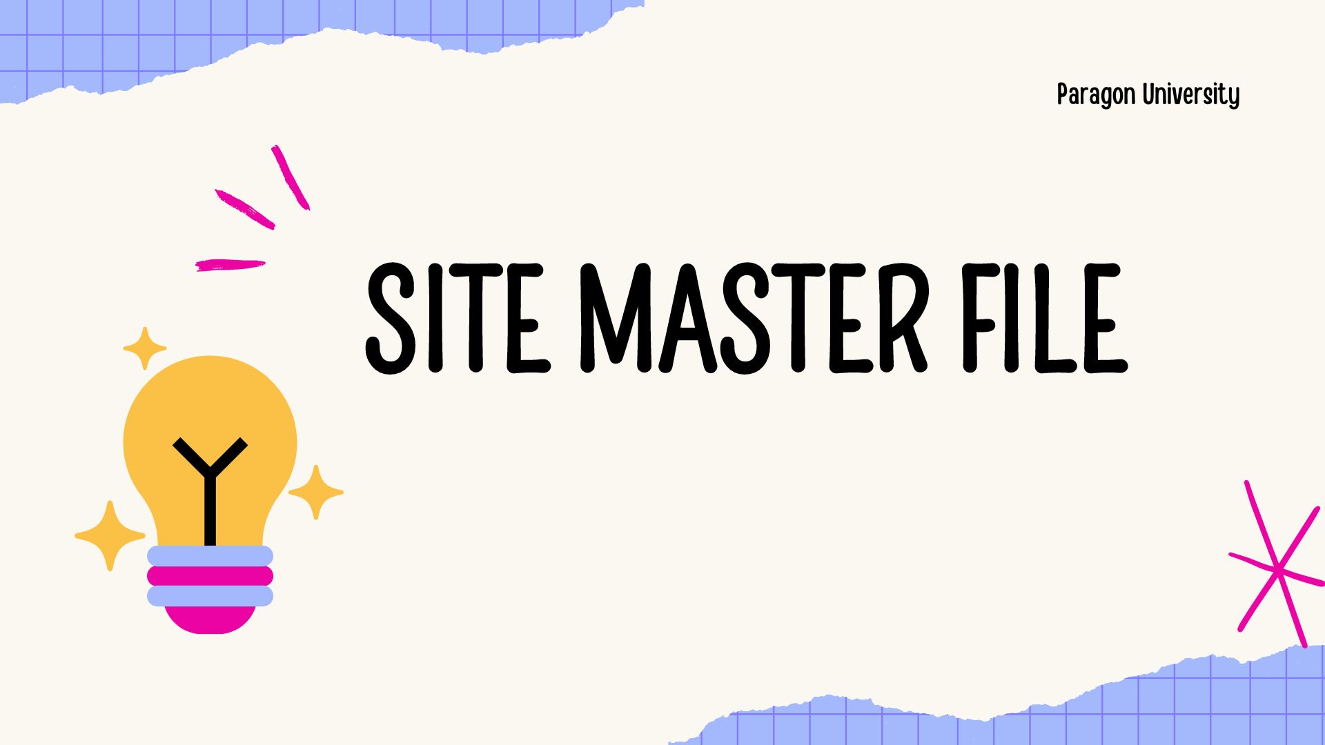 Course Image Site Master File