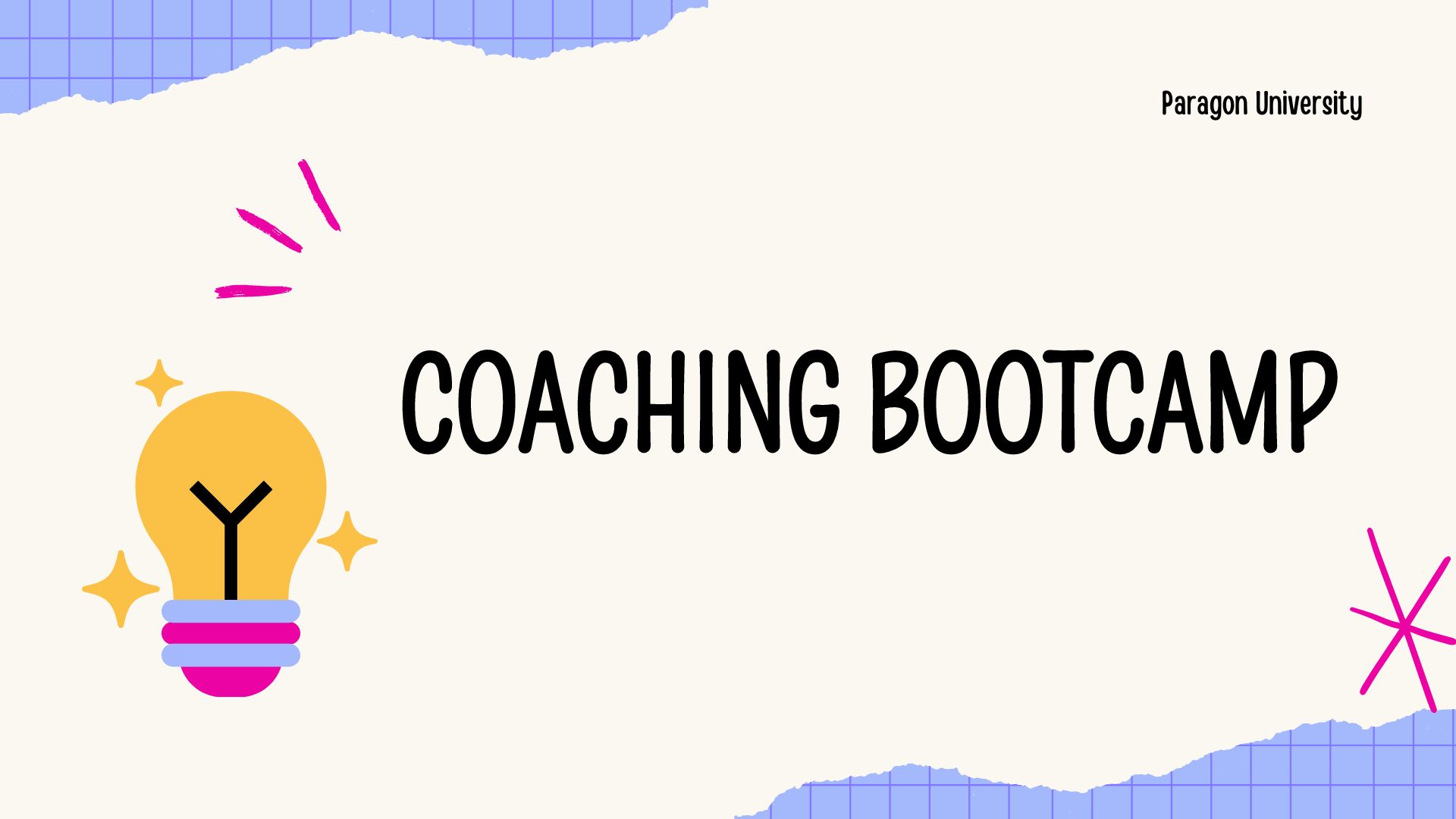 Course Image Coaching Bootcamp