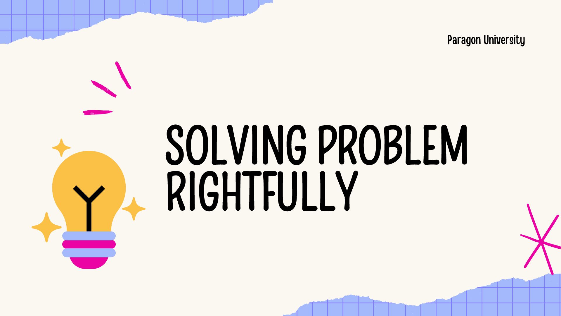 Course Image Solving Problem Rightfully