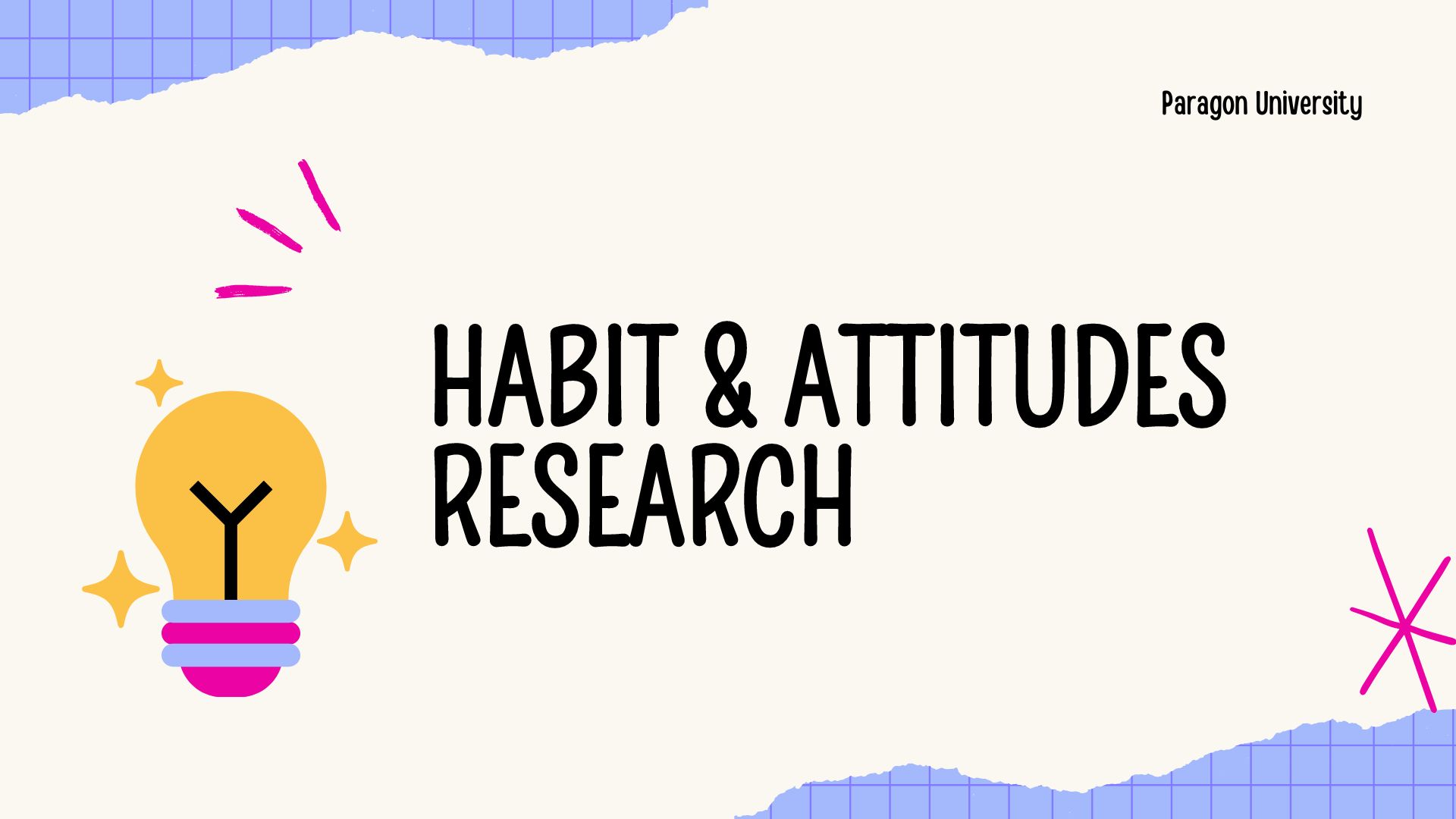 Course Image Habit & Attitudes Research