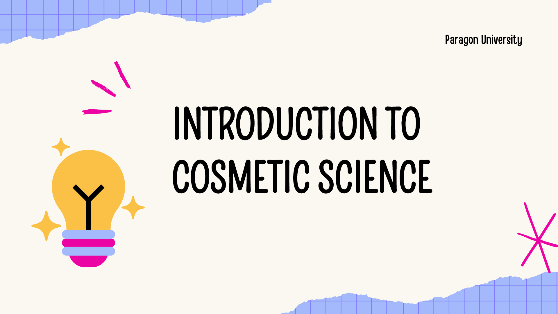 Course Image Introduction to Cosmetics Science