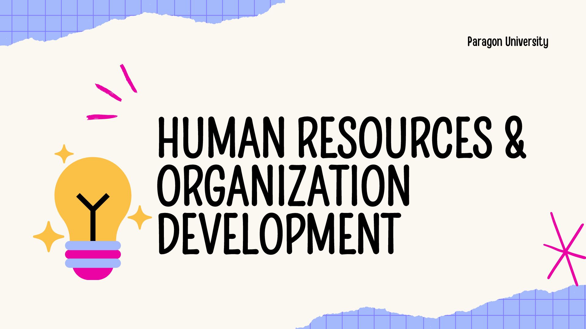 Course Image Human Resources & Organization Development