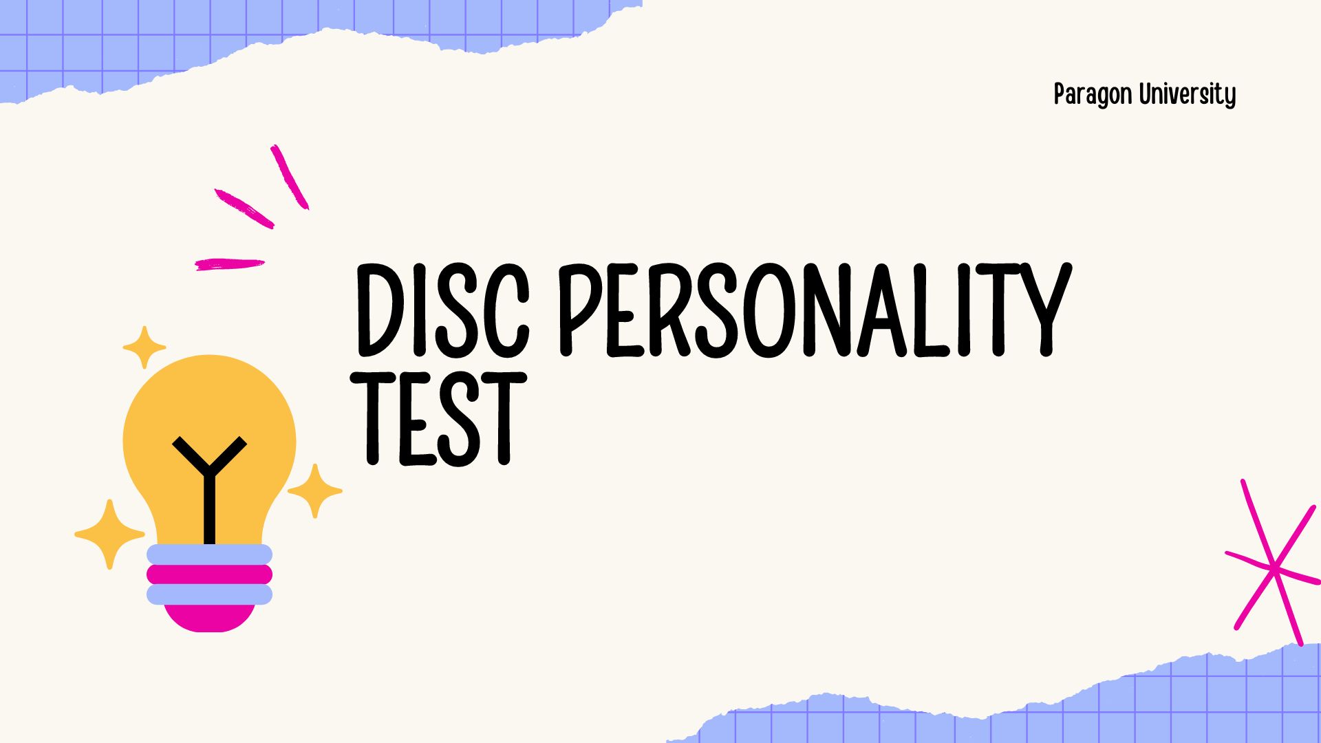 Course Image DISC Personality Test