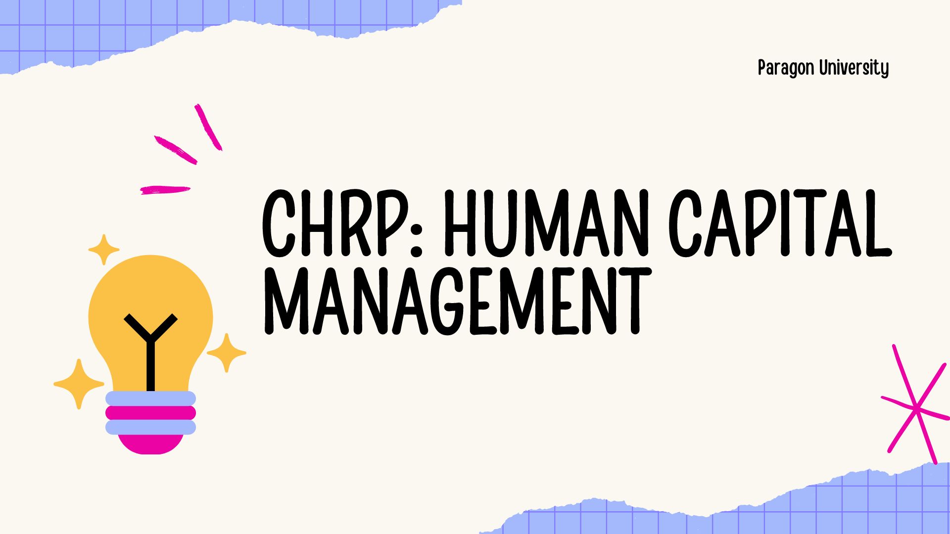 Course Image CHRP: Human Capital Management