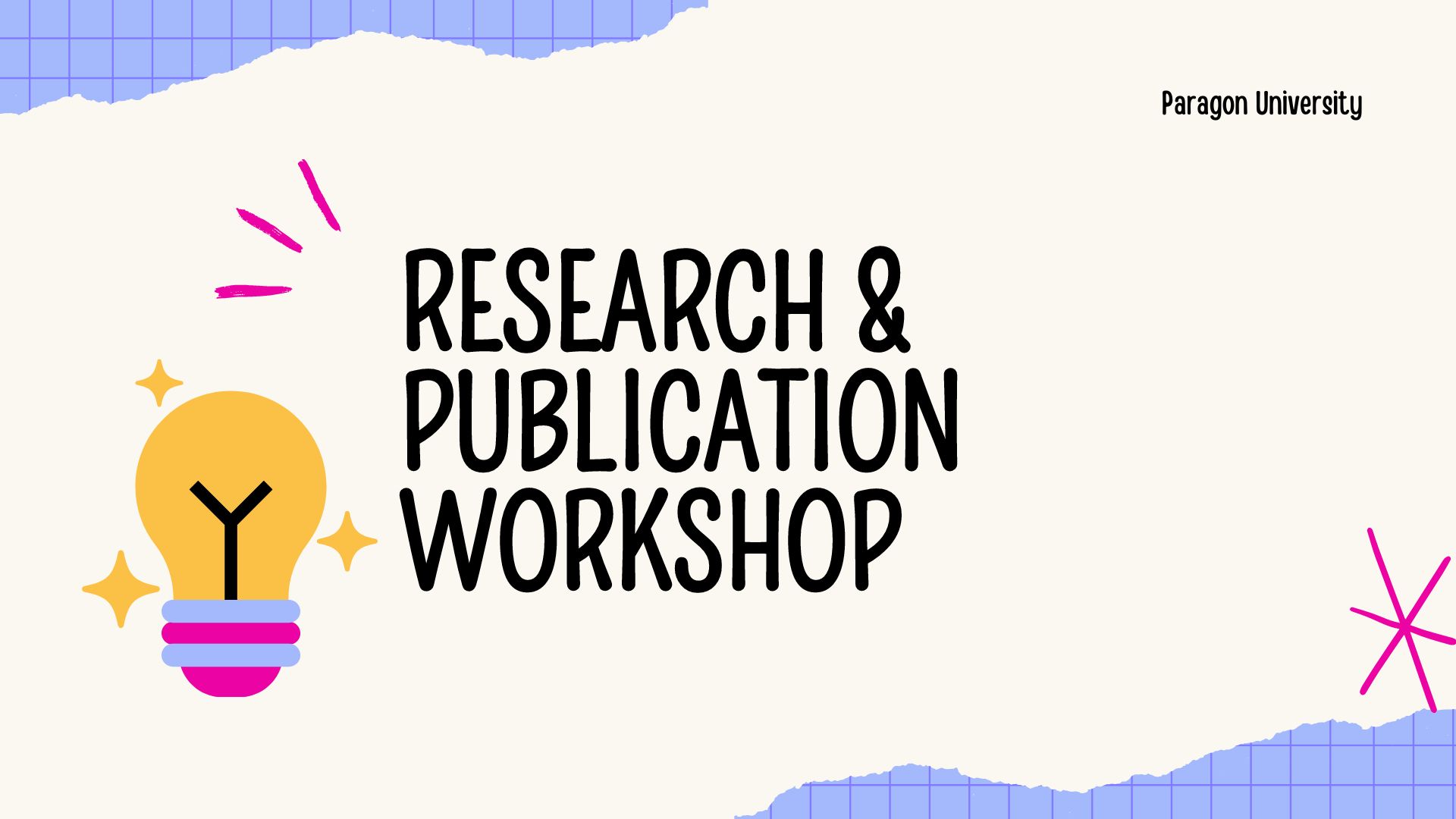 Course Image Research & Publication Workshop