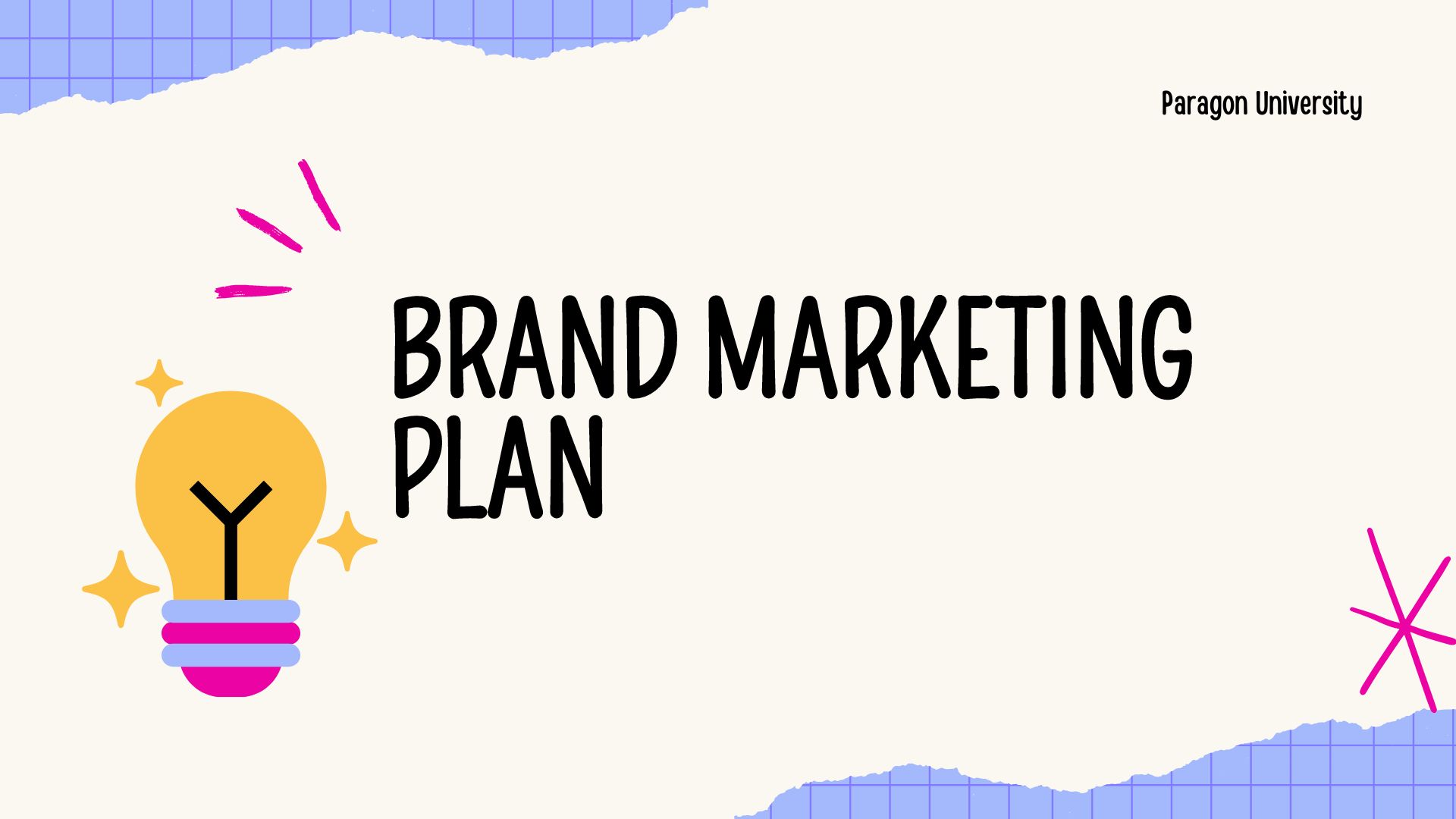 Course Image Brand Marketing Plan