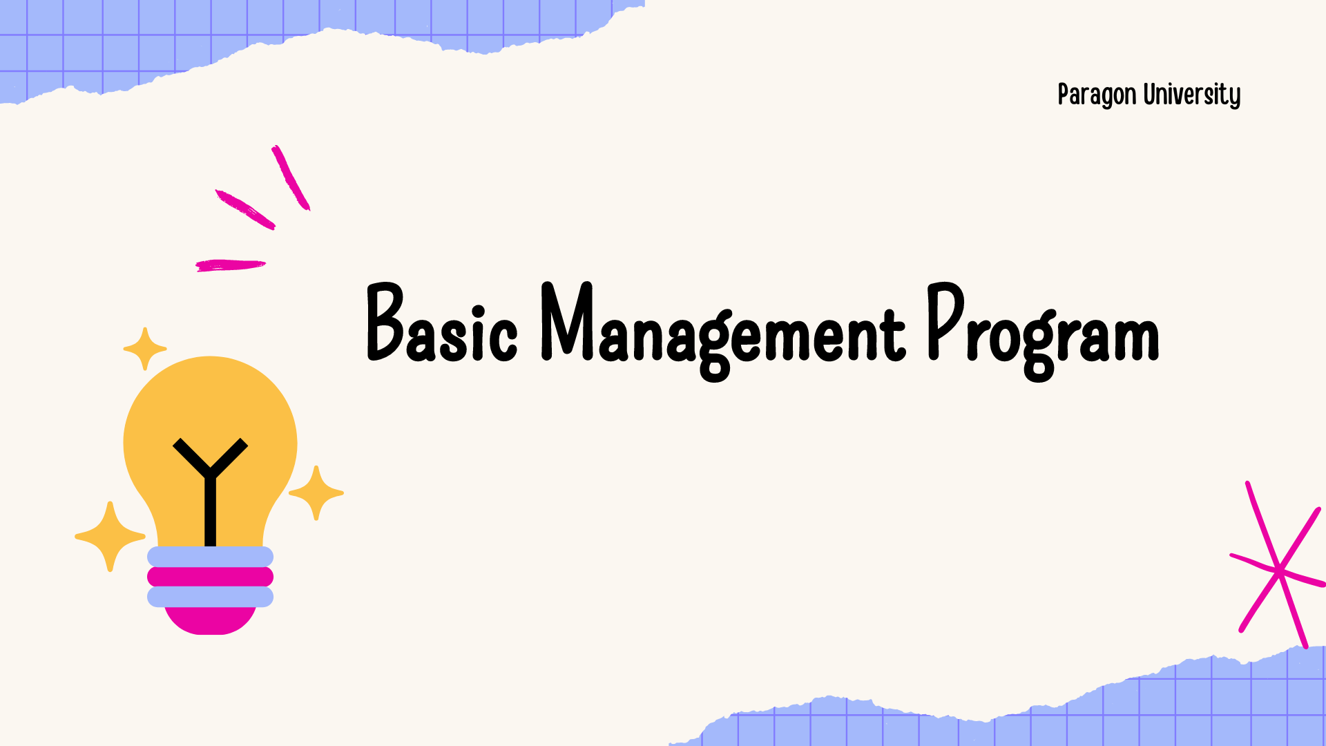 Course Image Basic Management Program