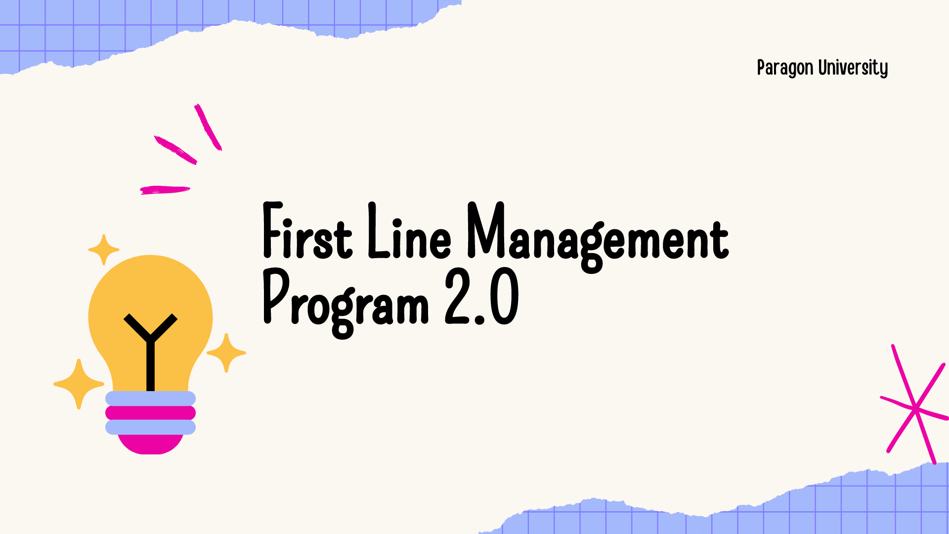 Course Image First Line Management Program 2.0