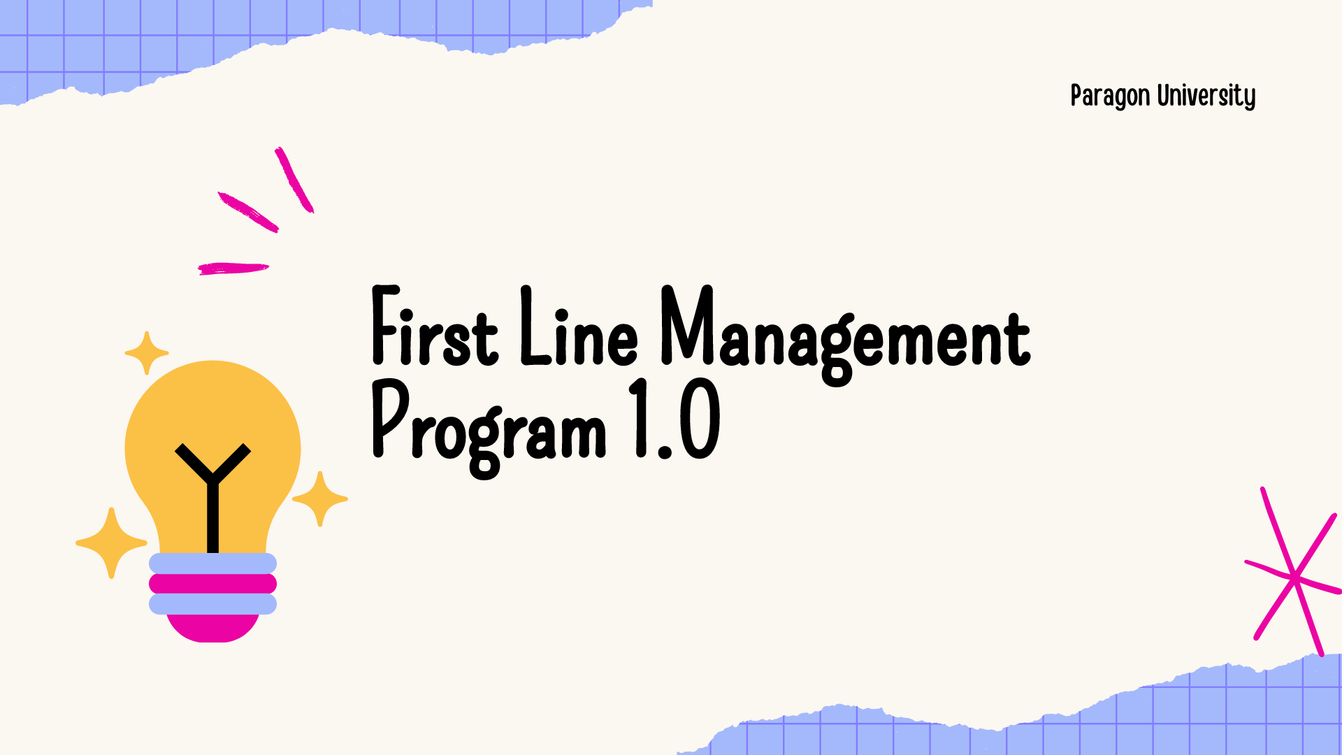 Course Image First Line Management Program 1.0