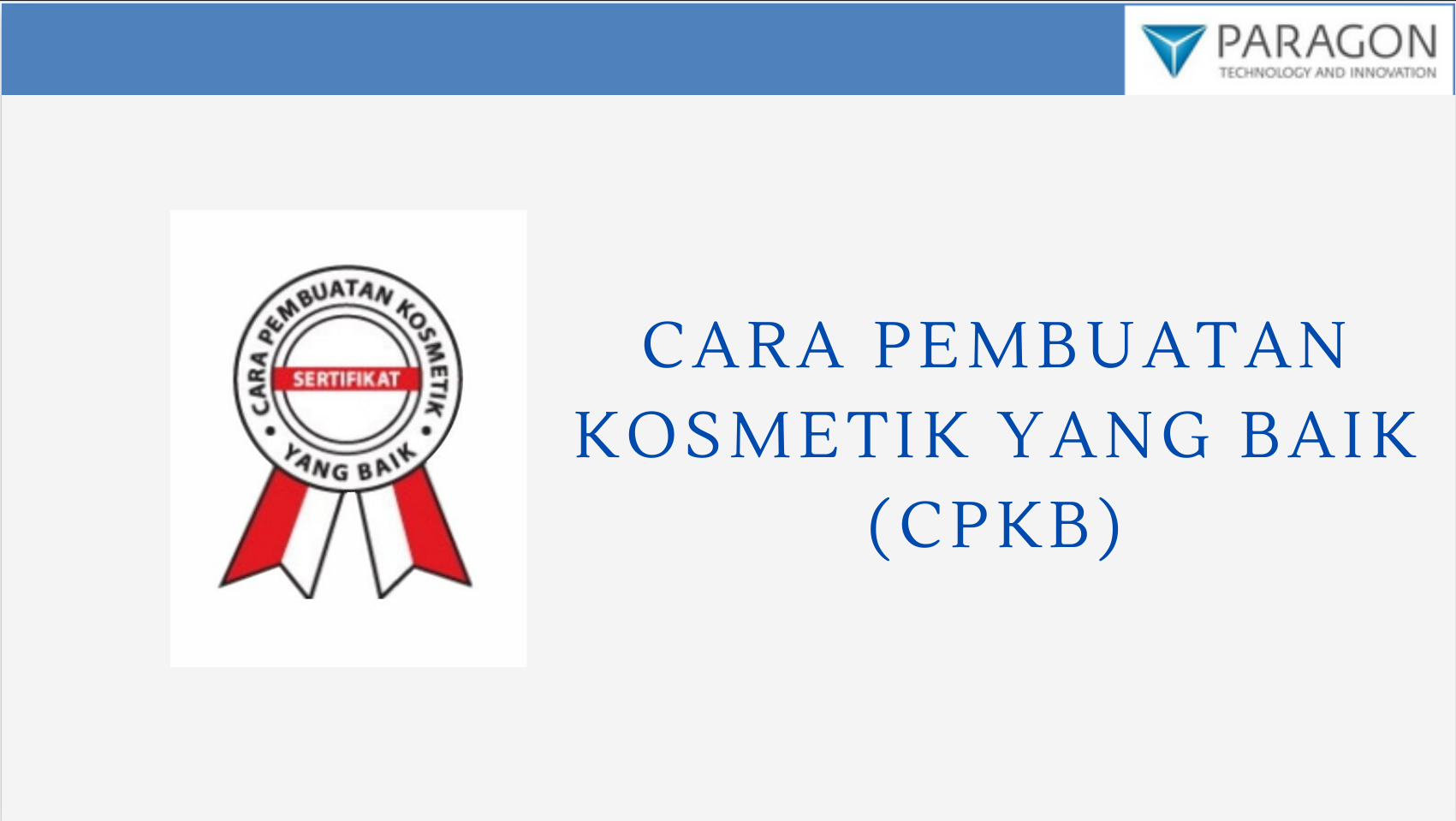 Course Image Cara Pembuatan Kosmetik yang Baik 2